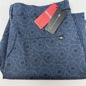 Travis Mathew Men's Beyond The Limits Golf Shorts Blue Size 32 NEW